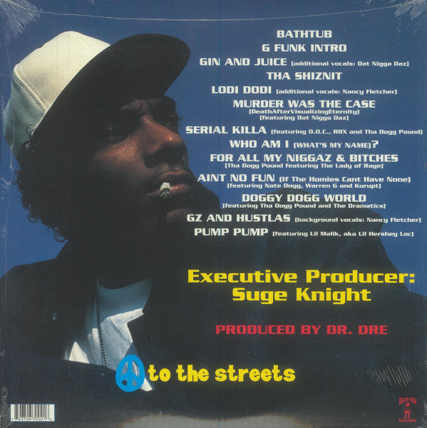 Image of Back Cover of 2xLP - EX/EX - SNOOP DOGGY DOGG, Doggystyle (Death Row Records (2)  ; DRR 63002-1, US 2001 Reissue), Opened Instore,  - 3846177S