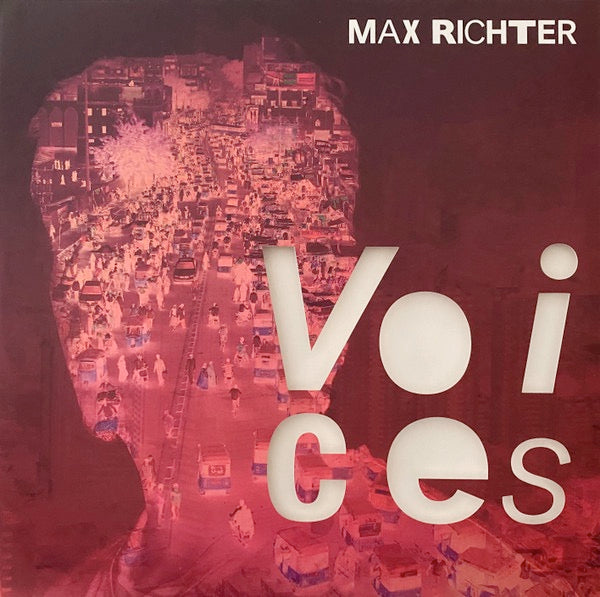 Image of Front Cover of 2xLP - VG+/VG+ - MAX RICHTER, Voices (Decca ; 4819677, Europe 2020, Die Cut Gatefold, 2 Inners, Clear Vinyl), ,  - 3946180S