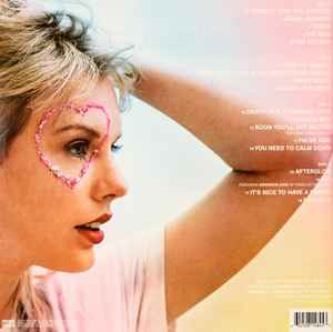 Image of Back Cover of 2xLP - NEW/NEW - TAYLOR SWIFT, Lover (Republic Records; 814845, Europe 2019, 2 Inners, 1 x Baby Pink Vinyl 1 x Light Blue Translucent Vinyl), , Vinyl issue GRAMMY� Award-winning, record-breaking superstar�s seventh album. Cementing her status as a worldwide critical phenomenon, Taylor captures #1 on the Billboard Hot 100 Songwriters Chart for the third consecutive week, anchored by �Lover,� � You Need To Calm Down� and � ME!� featuring Brendon Urie of Panic! At The Disco. - 2456249S
