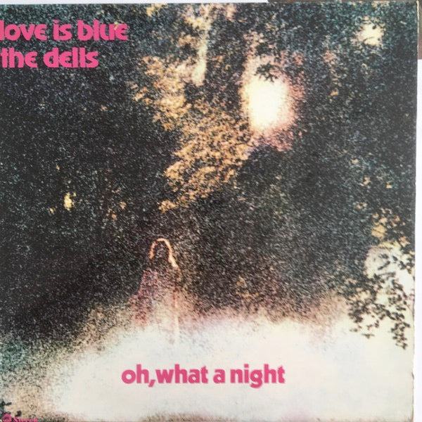 Image of Front Cover of LP - VG/VG - THE DELLS, Love Is Blue / Oh What A Night (Chess ; CRLS.4555, UK 1969, Laminated Front Sleeve), Surface tear to sleeve reverse. Disc is a strong VG.,  - 3916273C