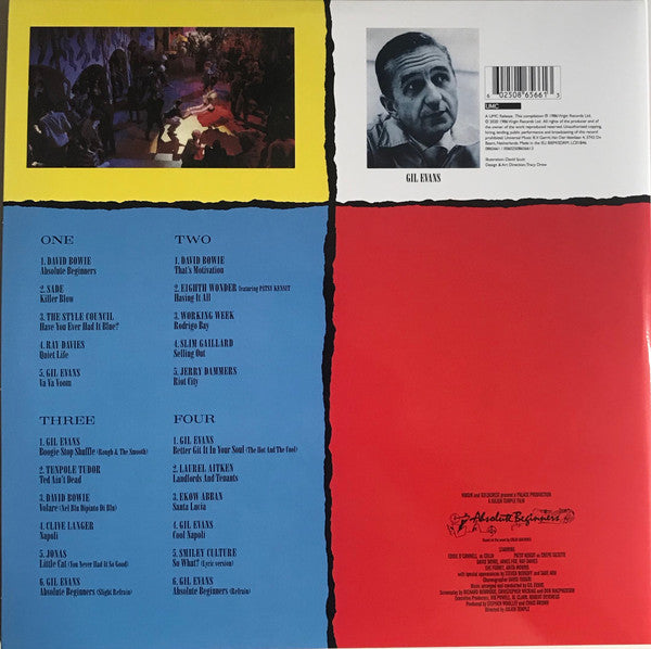 Image of Back Cover of 2xLP - NEW/NEW - VARIOUS, Absolute Beginners (The Original Motion Picture Soundtrack) (UMC ; 0865661, UK 2020, Gatefold, 2 Inners, Pink and Blue Vinyl, Un-numbered OBI Strip), ,  - 1136055E