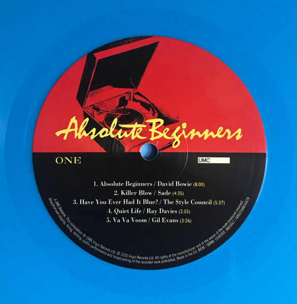 Image of Label Cover of 2xLP - NEW/NEW - VARIOUS, Absolute Beginners (The Original Motion Picture Soundtrack) (UMC ; 0865661, UK 2020, Gatefold, 2 Inners, Pink and Blue Vinyl, Un-numbered OBI Strip), ,  - 1136055E