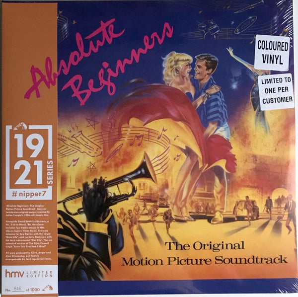 Image of Front Cover of 2xLP - NEW/NEW - VARIOUS, Absolute Beginners (The Original Motion Picture Soundtrack) (UMC ; 0865661, UK 2020, Gatefold, 2 Inners, Pink and Blue Vinyl, Un-numbered OBI Strip), ,  - 1136055E