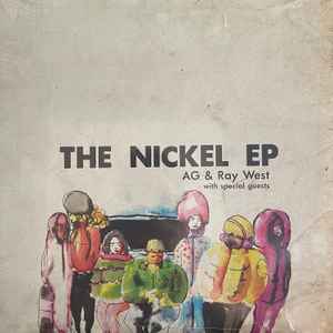 Image of Back Cover of 12" EP - EX/VG+ - AG & RAY WEST, The Nickel EP (Red Apples 45  ; RA45016, US 2015, Picture Sleeve), Light marks only.,  - 1726120E