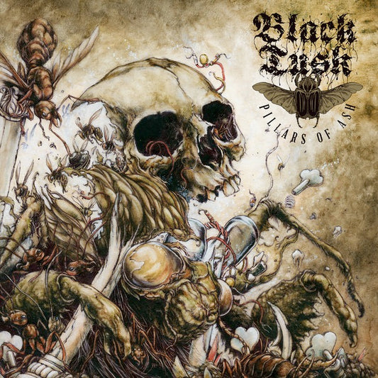 Image of Front Cover of 3624206E: LP - BLACK TUSK, Pillars Of Ash (Relapse Records ; RR7294, USA, Canada & Europe 2016, Insert) Strong VG+  EX/VG+