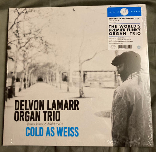 Image of Front Cover of LP - VG+/VG+ - DELVON LAMARR ORGAN TRIO, Cold As Weiss (Colemine Records ; CLMN-12029, US 2022, Gatefold, Limited Edition, Blue [Clearwater Blue] Vinyl), ,  - 1416585C