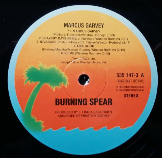 Image of Label Cover of LP - NEW/NEW - BURNING SPEAR, Marcus Garvey (Island Records ; 5351473, Europe 2014 Reissue, 180 Gram Vinyl), ,  - 2536371E