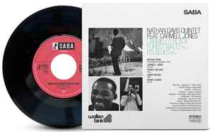 Image of Back Cover of 4255047S: 7" - NATHAN DAVIS QUINTET FEAT. CARMELL JONES, Carmell's Black Forest Waltz / B's Blues (SABA ; WB008, UK 2021, Picture Sleeve In Stickered Plastic Outer.)   EX/EX
