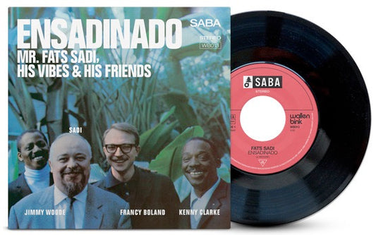 Image of Front Cover of 7" - VG+/VG+ - MR. FATS SADI, HIS VIBES & HIS FRIENDS, Ensadinado / Night Lady (SABA ; WB013, UK 2021, Picture Sleeve In Stickered Plastic Outer), ,  - 0516367C