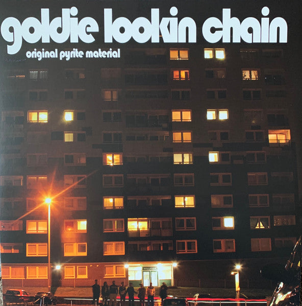 Image of Front Cover of LP - EX/EX - GOLDIE LOOKIN CHAIN, Original Pyrite Material (1983 Records ; 1983LP012, UK 2020, Gold Vinyl), Opened Instore, Still In Shrinkwrap,  - 2146278S