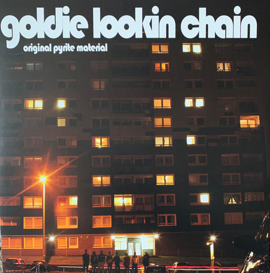 Image of Front Cover of LP - EX/EX - GOLDIE LOOKIN CHAIN, Original Pyrite Material (1983 Records ; 1983LP012, UK 2020, Gold Vinyl), Opened Instore, Still In Shrinkwrap,  - 2146278S