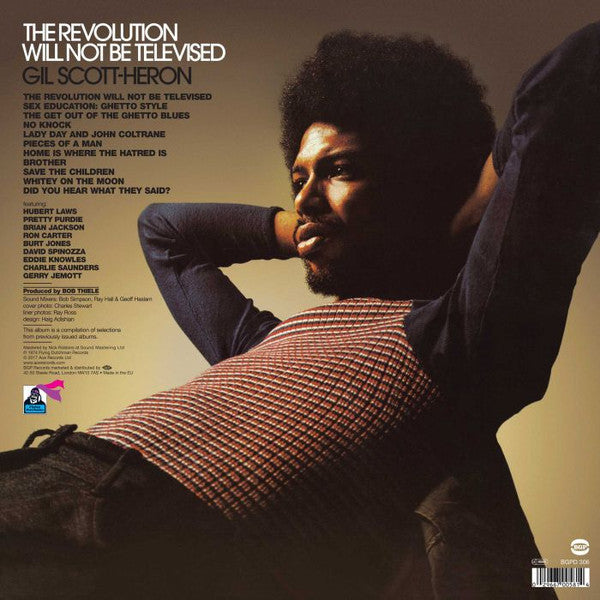 Image of Back Cover of LP - NEW/NEW - GIL SCOTT-HERON, The Revolution Will Not Be Televised (BGP Records ; BGPD 306, Europe 2017 Reissue, Inner), ,  - 2556060S