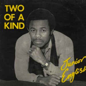 Image of Front Cover of LP - VG/VG - JUNIOR ENGLISH, Two Of A Kind (Sunsplash; SNS LP 001, UK 1983, Picture Sleeve), Conservative grading, shiny disc with light marks. Creases on sleeve, weak VG.,  - 2146145S