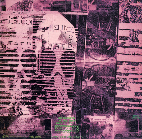 Image of Back Cover of LP - VG+/VG - DIE KREUZEN, Century Days (Touch And Go / Southern; T&GLP#30, Europe 1988, Gatefold, Insert), ,  - 2526388E
