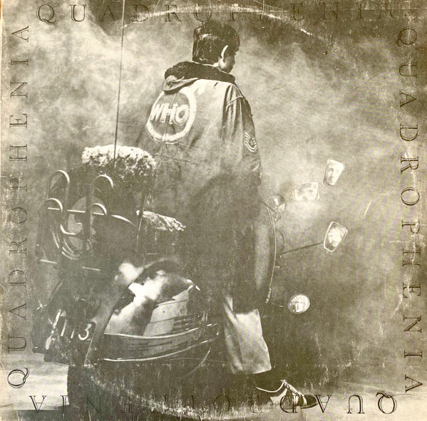 Image of Front Cover of 3044273S: 2xLP - THE WHO, Quadrophenia (Track; 2657 013, UK 1973, Wide Spine Gatefold, Taped In Booklet, Two Slashes in Matrix Number. SET in Capitals on Label) Booklet detached from front / back cover (cover still taped into gatefold), spine split on outside but gatefold still together, edge and ring wear  G+/VG+