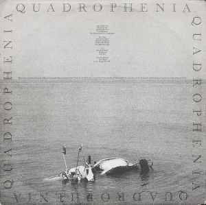 Image of Back Cover of 3044273S: 2xLP - THE WHO, Quadrophenia (Track; 2657 013, UK 1973, Wide Spine Gatefold, Taped In Booklet, Two Slashes in Matrix Number. SET in Capitals on Label) Booklet detached from front / back cover (cover still taped into gatefold), spine split on outside but gatefold still together, edge and ring wear  G+/VG+