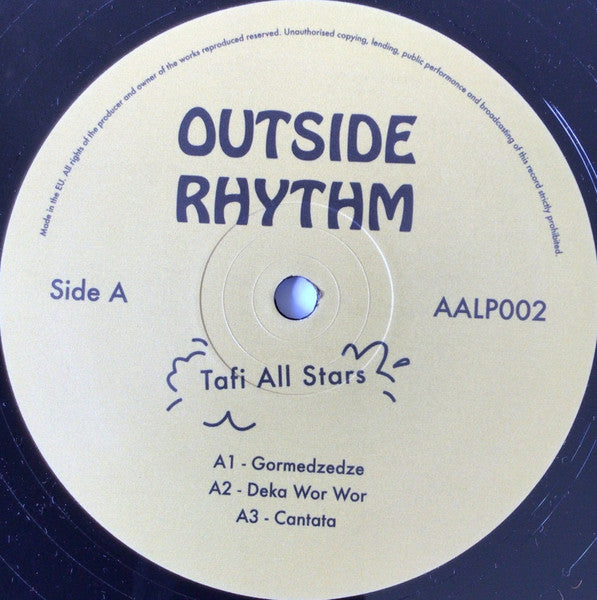 Image of Label Cover of LP - VG/VG - TAFI ALL STARS, Outside Rhythm (Autonomous Africa ; AALP002, UK 2017), A few light hairlines only.,  - 3726076E