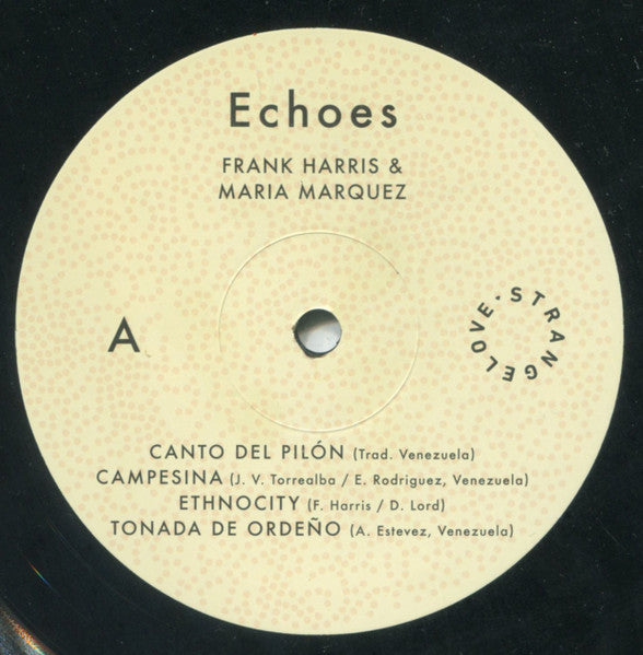 Image of Label Cover of 2944024S: LP - FRANK HARRIS & MARIA MARQUEZ, Echoes (Strangelove Music ; SL104, New Zealand 2019, Insert)   VG+/VG+