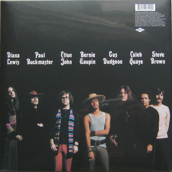 Image of Back Cover of LP - VG+/VG - ELTON JOHN, Elton John (Mercury; 5707094, Europe 2017 Reissue, Gatefold, Inner, 180 Gram Vinyl ), A few wispy marks.,  - 4316401C