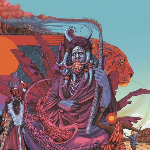 Image of Front Cover of 2xLP - VG+/EX - IDRIS ACKAMOOR & THE PYRAMIDS, Shaman! (Strut ; STRUT214LP, Europe 2020, Gatefold), ,  - 2526260E
