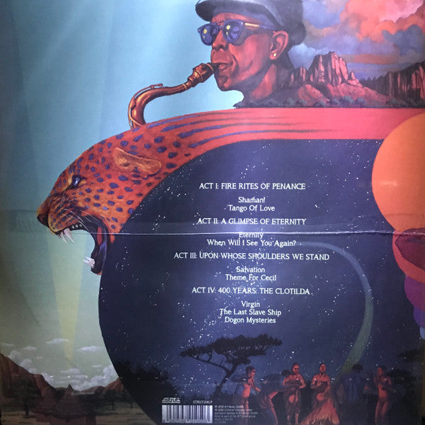 Image of Back Cover of 2xLP - VG+/EX - IDRIS ACKAMOOR & THE PYRAMIDS, Shaman! (Strut ; STRUT214LP, Europe 2020, Gatefold), ,  - 2526260E