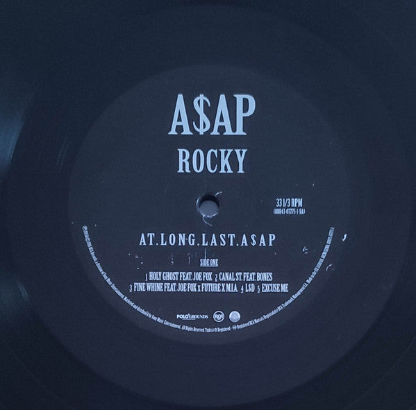 Image of Label Cover of 2xLP - VG+/VG+ - A$AP ROCKY, At.Long.Last.A$AP (RCA; 88843-07775-1, Europe 2016, Gatefold, Booklet, Poster), ,  - 2926063E