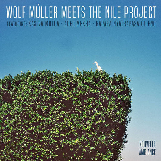 Image of Front Cover of 4425007E: 12" - WOLF M�LLER MEETS THE NILE PROJECT FEATURING: KASIVA MUTUA, ADEL MEKHA, RAPASA NYATRAPASA OTIENO, Wolf M�ller Meets The Nile Project (Nouvelle Ambiance ; AMBIANCE003, France 2019)   VG+/VG