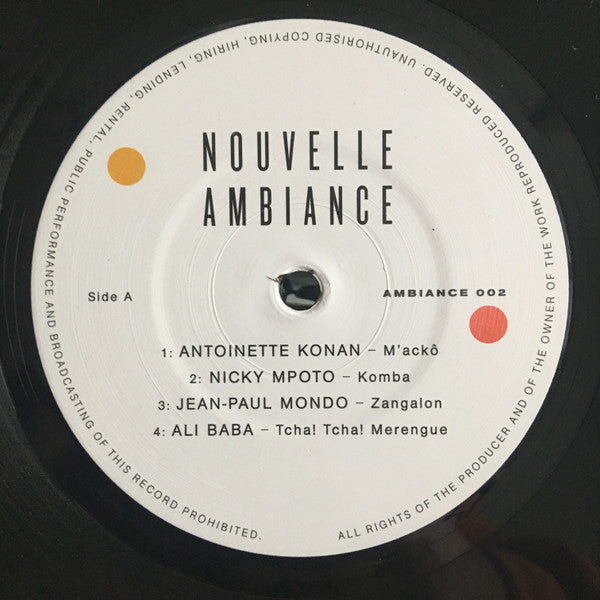 Image of Label Cover of 2xLP - VG+/VG+ - VARIOUS, Nouvelle Ambiance (Nouvelle Ambiance ; AMBIANCE002, France 2018, Picture Sleeve, Booklet), ,  - 1626013E