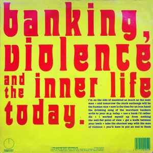 Image of Back Cover of LP - VG+/VG+ - MCCARTHY, Banking, Violence And The Inner Life Today (Midnight Music ; CHIME 01.05 D, UK 1990, Inner), ,  - 2126046E