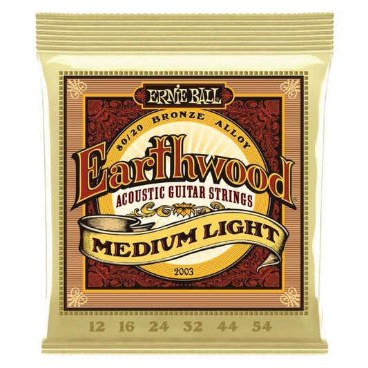 Image of Front Cover of Accessories - NEW/NEW - ERNIE BALL, Acoustic Guitar Strings MEDIUM/LIGHT SET 12-54 (, UK 2022), ,  - 4853304S
