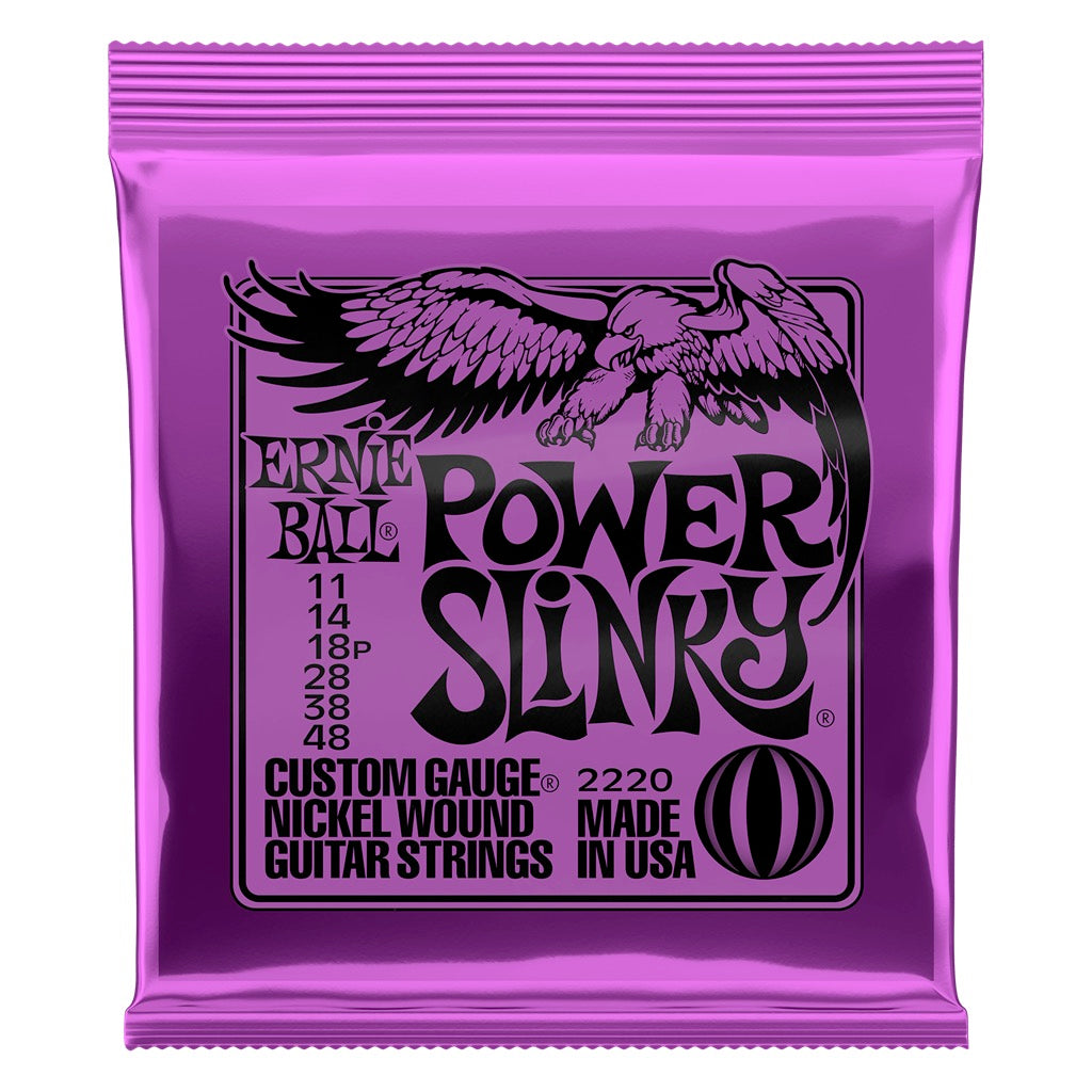 Image of Front Cover of Accessories - NEW/NEW - ERNIE BALL, Electric Guitar Strings POWER SLINKY SET 11-48 (, UK 2022), ,  - 1516181C
