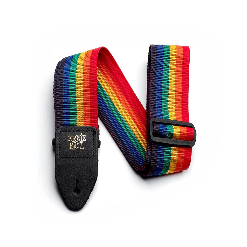 Image of Front Cover of Accessories - NEW/NEW - ERNIE BALL, STRAP POLYPRO RAINBOW (, US 2022), ,  - 3016361C
