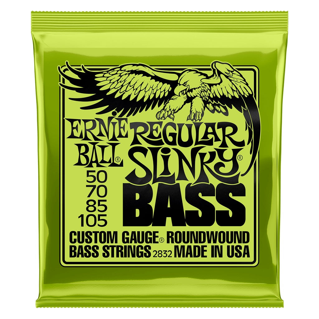 Image of Front Cover of 2014103C: Accessories - ERNIE BALL, Bass Guitar Strings REGULAR SLINKY 50-105 (, UK 2022)   NEW/NEW