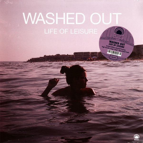 Image of Front Cover of 5044306S: 12" - WASHED OUT, Life Of Leisure (Mexican Summer ; MEX 023, US 2010, Limited Edition, Numbered) No 740/2000. Light mottling. Still in stickered shrinkwrap. Creasing to sleeve.  VG/VG+