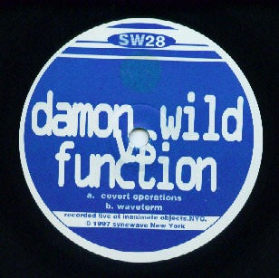 Image of Front Cover of 10" - /G+ - DAMON WILD VS. FUNCTION, Covert Operations (Synewave ; SW28, US 1997), Light scuffs and hairlines.,  - 1516034C