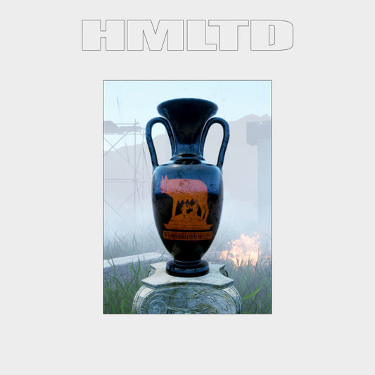Image of Front Cover of LP - NEW/NEW - HMLTD, West Of Eden (Lucky Number ; Lucky133LP, Europe 2020, Die Cut Sleeve, Inner, Download Code), , London based five-piece HMLTD release their long-awaited debut album, West of Eden. The expansive, labyrinthine debut has been several years in the making, a daring collection of songs created to incite conversation about proposed new visions of masculinity, the decadence of western capitalism and the violence of insecurity and repression. Across its 15 tracks, the ban