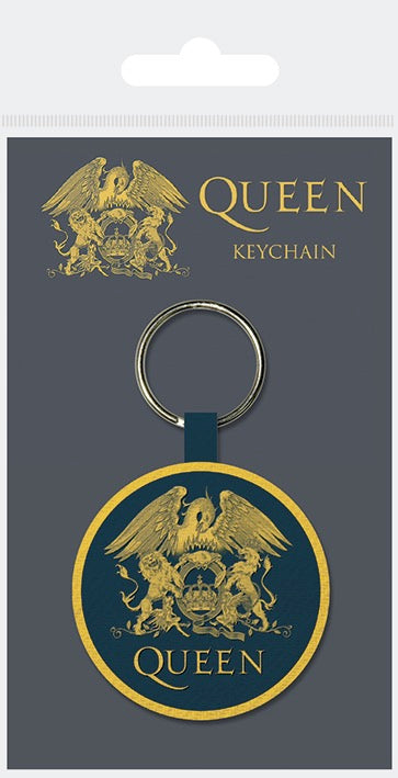 Image of Front Cover of 4812146C: Accessories - QUEEN, Crest Keyring (, UK 2022, Embroidered Fabric Keyring)   NEW/NEW