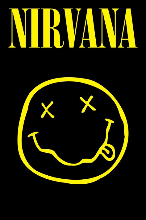 Image of Front Cover of 9948583C: Accessories - NIRVANA, Poster (Smiley) (61 x 91.5cm; , UK 2022)   NEW/NEW