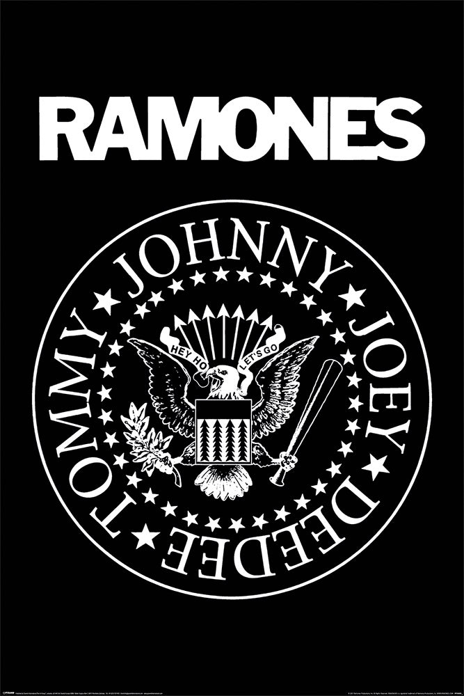 Image of Front Cover of 4812386C: Accessories - RAMONES, Logo Poster (61 x 91.5cm; , UK 2022)   NEW/NEW