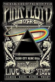 Image of Front Cover of 3355111S: Accessories - PINK FLOYD, Radio City Music Hall Poster (61 x 91.5cm; , UK 2022)   NEW/NEW