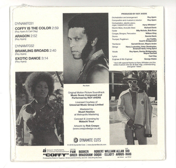 Image of Back Cover of 2x7" - VG+/VG - ROY AYERS, Coffy 45s Collection (Dynamite Cuts ; DYNAM7031, UK 2018 Reissue, Picture Sleeve), ,  - 1216451C