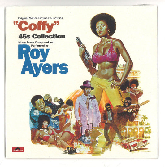 Image of Front Cover of 2x7" - VG+/VG - ROY AYERS, Coffy 45s Collection (Dynamite Cuts ; DYNAM7031, UK 2018 Reissue, Picture Sleeve), ,  - 1216451C