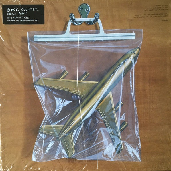 Image of Front Cover of 2xLP - NEW/NEW - BLACK COUNTRY, NEW ROAD, Ants From Up There (Ninja Tune ; ZEN278, UK 2022, Gatefold, Booklet), , Black Country, New Road return with their second album Ants From Up There. Following on almost exactly a year to the day from the release of their acclaimed debut For the first time, the band have harnessed the momentum from that record and run full pelt into their second, with Ants From Up There managing to strike a skilful balance between feeling like a bold stylistic o
