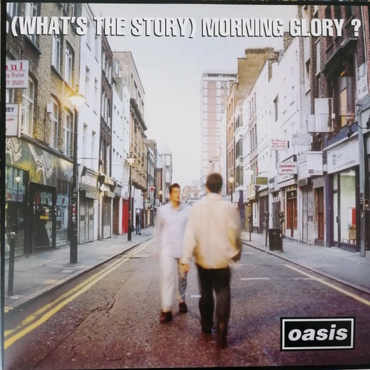 Image of Front Cover of 2xLP - NEW/NEW - OASIS, (What s The Story) Morning Glory ? (Big Brother ; RKIDLP73, Europe 2020 Reissue, Tri Fold Sleeve), , With 22 million copies sold worldwide, Oasis's biggest-selling album is '(What's The Story) Morning Glory?', the follow-up to debut album 'Definitely Maybe.' It was recorded in Rockfield Studios in Monmouthshire between May and June 1995, with Owen Morris and Noel Gallagher producing. It was released on October 2, 1995, and spent 10 weeks at No. 1. It is the fi