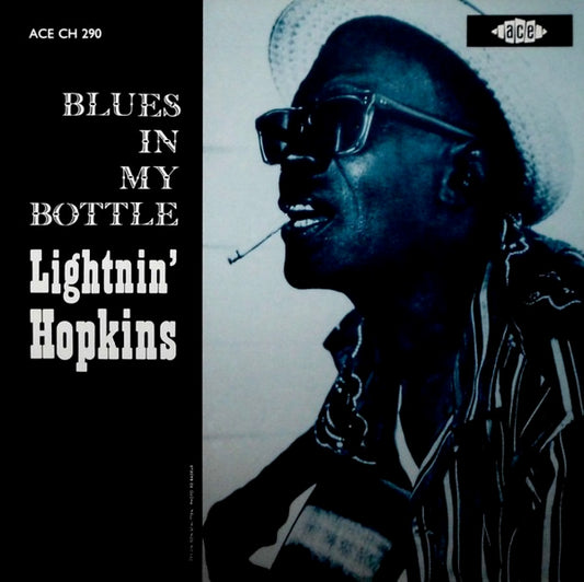 Image of Front Cover of 2514242C: LP - LIGHTNIN' HOPKINS, Blues In My Bottle (Ace ; CH 290, Europe 2000s Reissue)   NEW/NEW