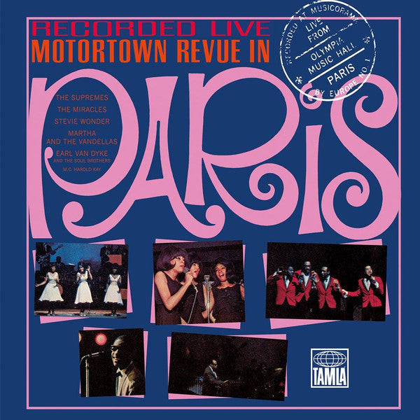 Image of Front Cover of 3xLP - VG+/VG+ - VARIOUS, Motortown Revue In Paris (Tamla ; 0602547683212, Europe 2016, Card Sleeve, 3 Inners + Insert), ,  - 2946083S