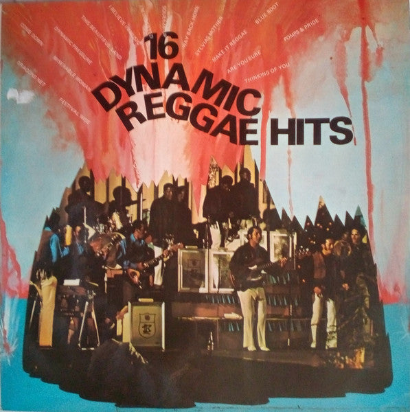 Image of Front Cover of LP - VG/G+ - VARIOUS ARTISTS, 16 Dynamic Reggae Hits (Trojan Records; TBL 191, UK 1973, Laminated Front Sleeve), ,  - 1216106C