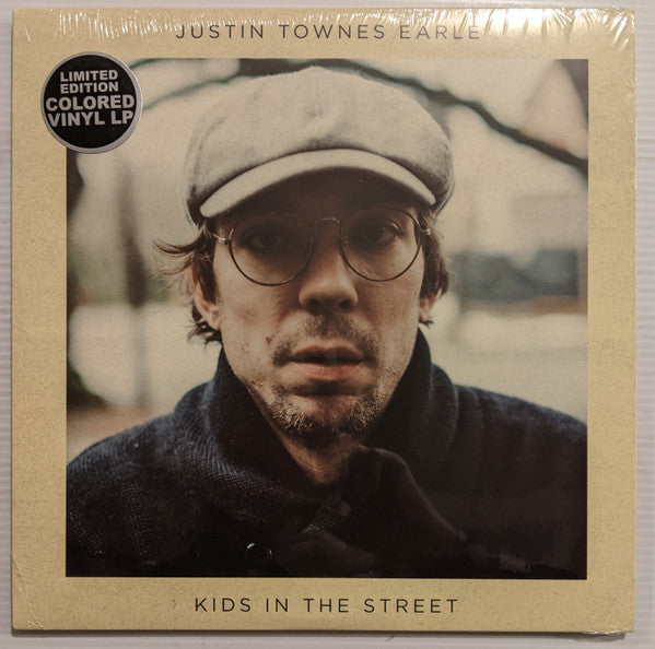 Image of Front Cover of LP - EX/EX - JUSTIN TOWNES EARLE, Kids In The Street (New West Records ; NW5189, US 2021, Picture Sleeve, Inner, Limited edition blue and green swirl on clear 150g vinyl), ,  - 3146173S