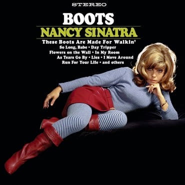 Image of Front Cover of 3854132S: LP - NANCY SINATRA, Boots (Light in the Attic; LITA197-1-8, Germany 2022 Reissue, Booklet, Clear Red / Metallic Silver Vinyl)   NEW/NEW