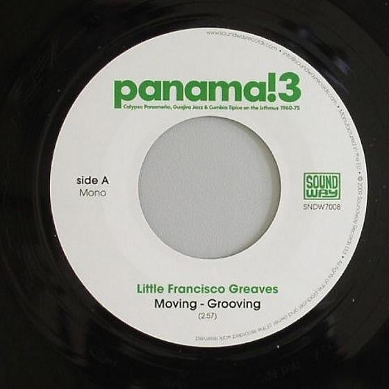 Image of Front Cover of 3914527C: 7" - LITTLE FRANCISCO GREAVES, Panama! 3 (Soundway ; SNDW7008, UK 2009 Reissue)   /VG